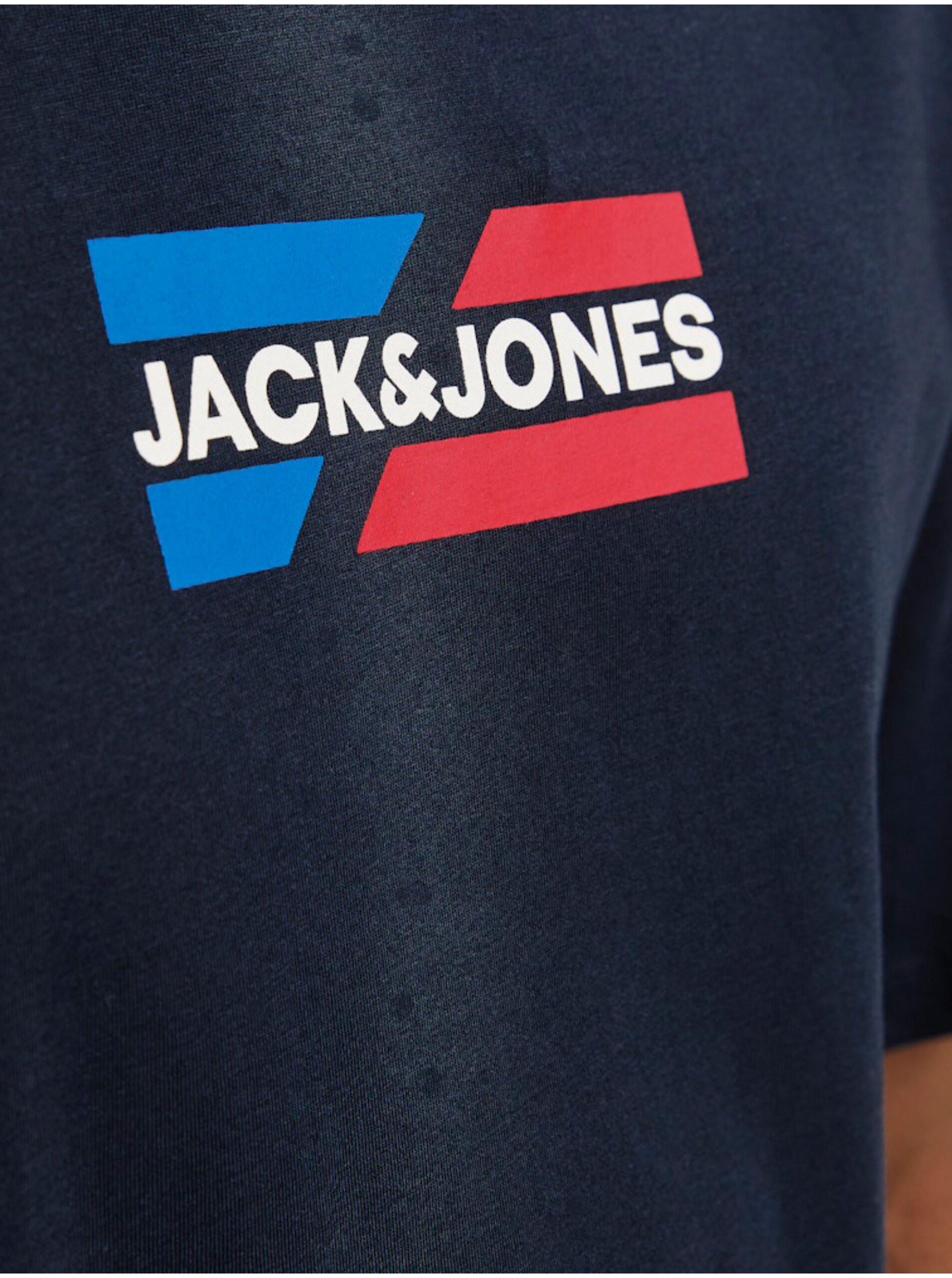 Tmavě modré pánské tričko Jack & Jones Corp