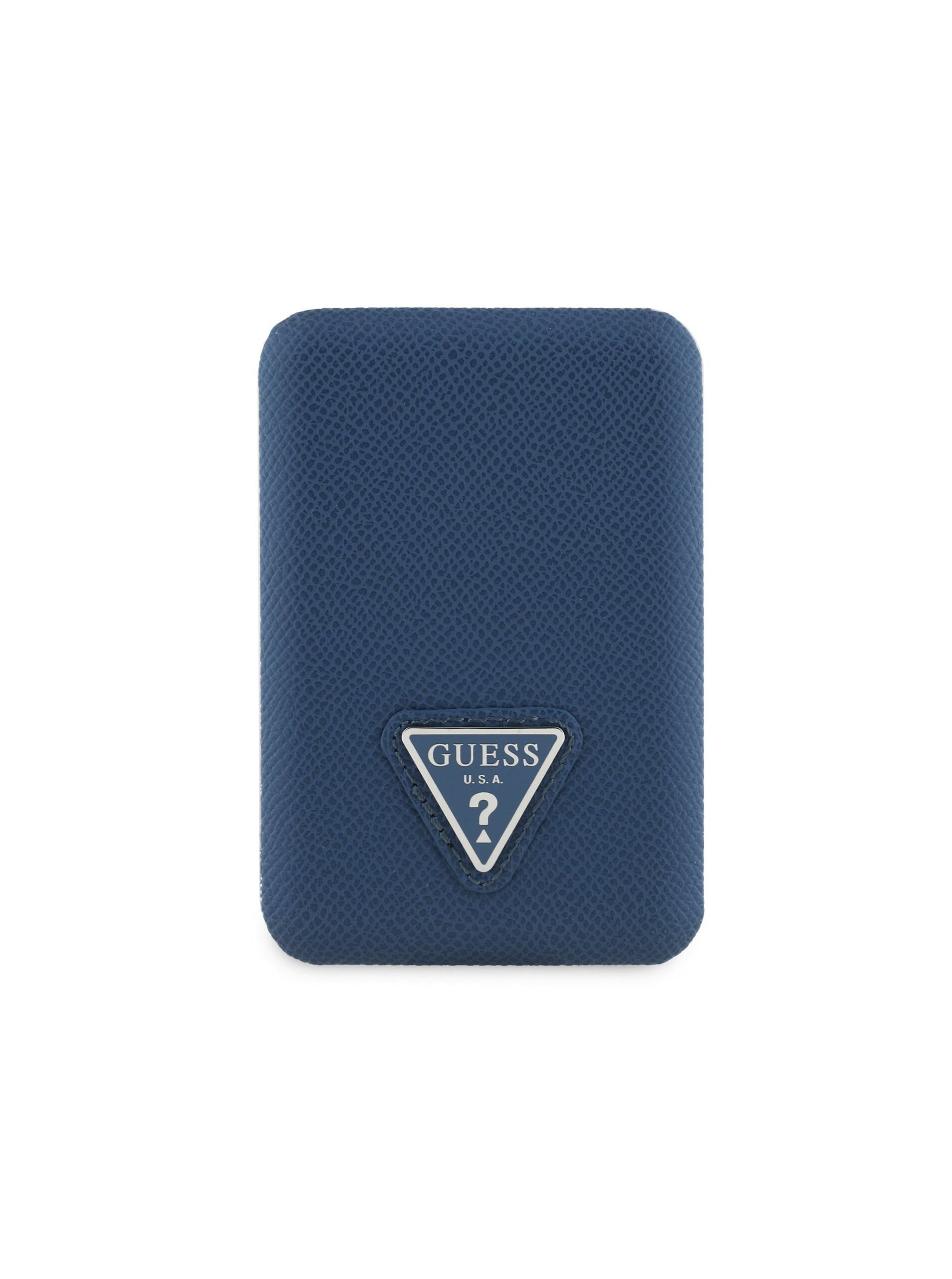 Guess PU Grained Triangle Logo MagSafe Powerbanka 5000mAh Blue