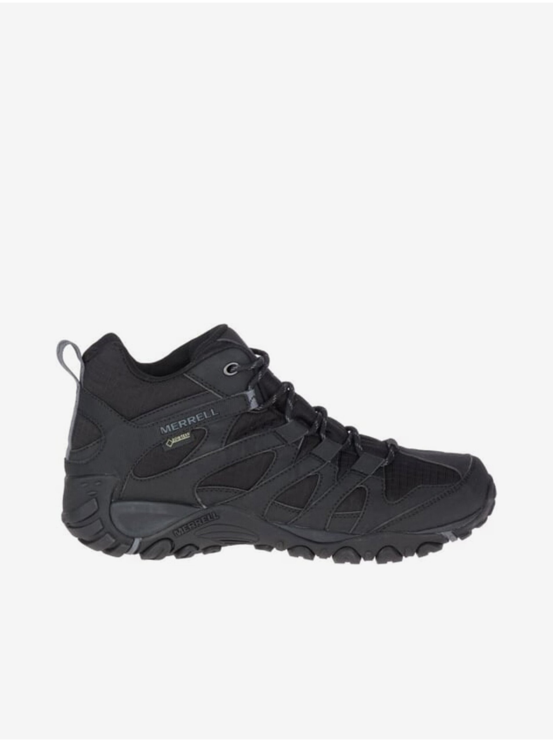 Lacno Čierne pánske členkové outdoorové tenisky MERRELL Claypool Sport Mid GTX