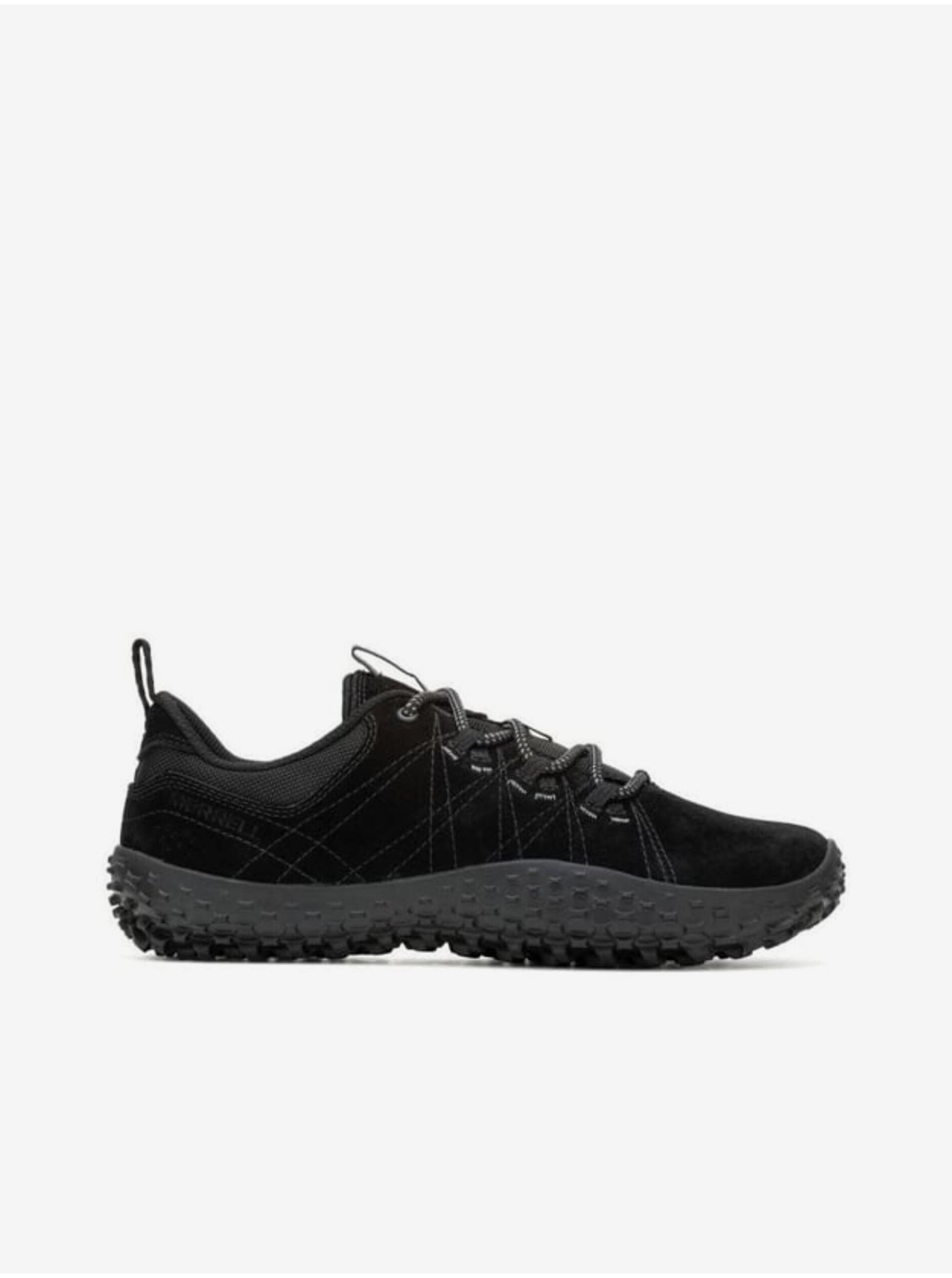 Lacno Čierne dámske semišové barefoot topánky MERRELL Wrapt