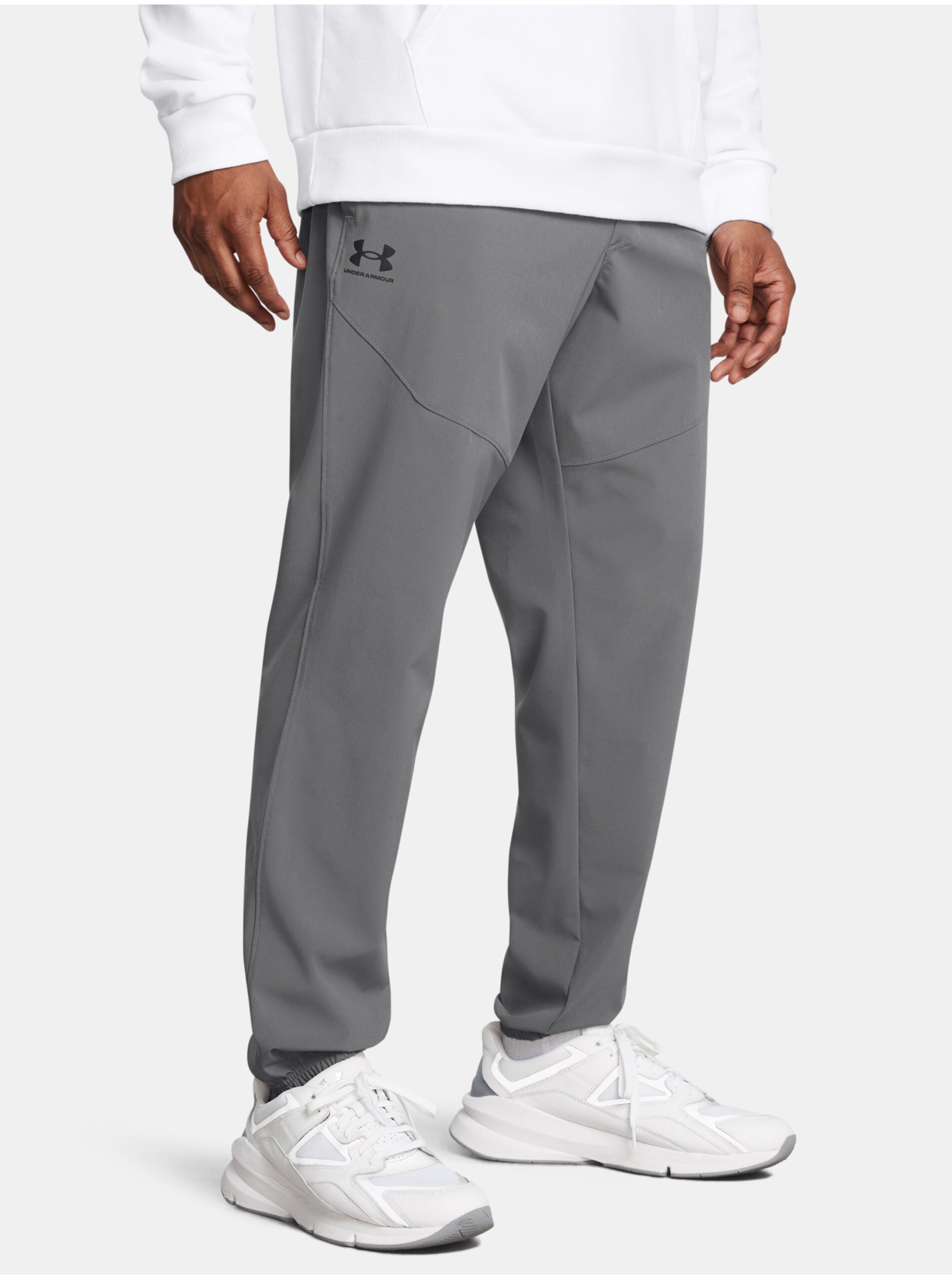 Pánské tepláky Under Armour UA Vibe Woven Jogger-GRY