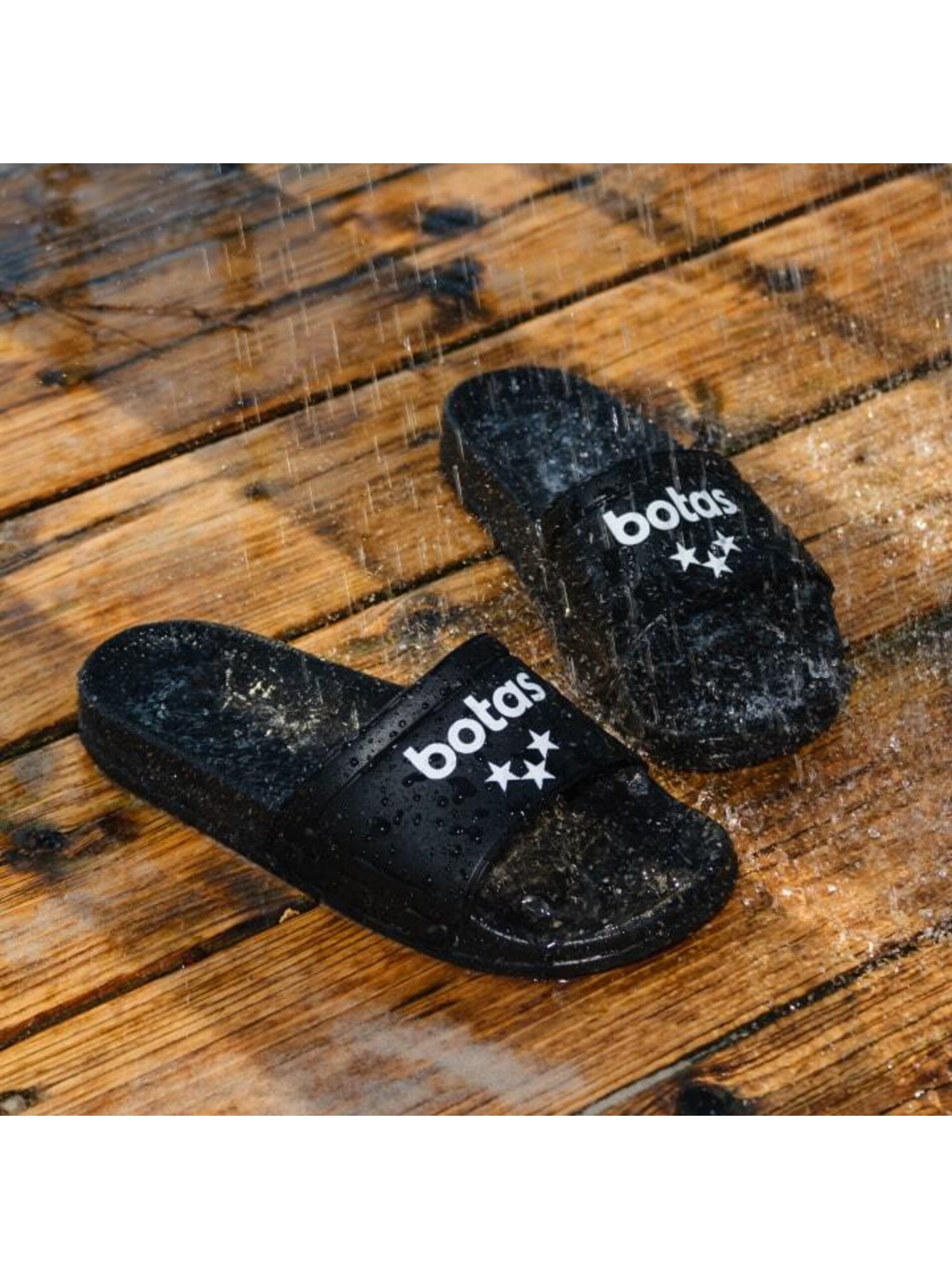 Dámské gumové pantofle černé Botas Flopy
