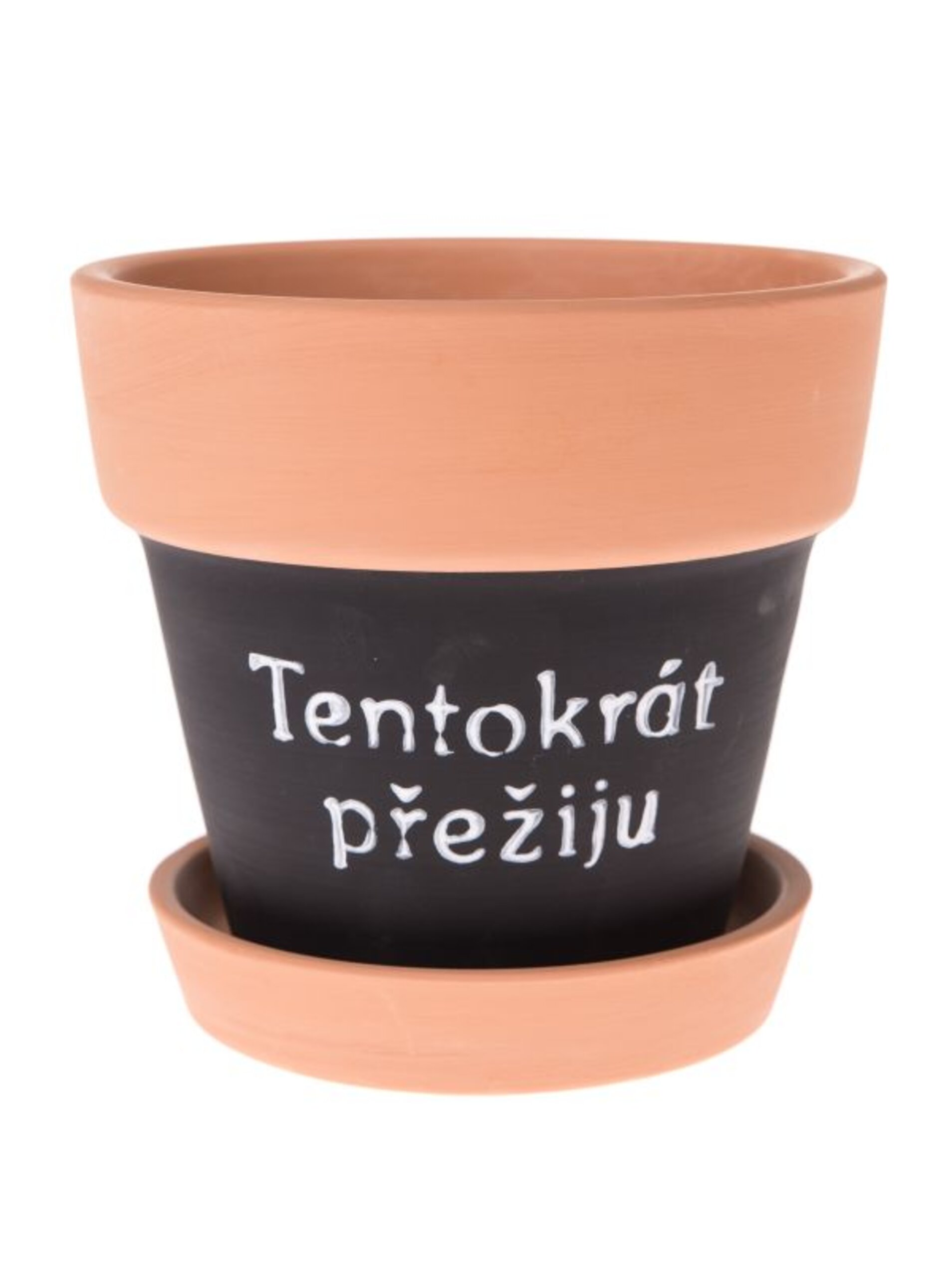 Keramický obal na květináč s podtáckem, 0/24