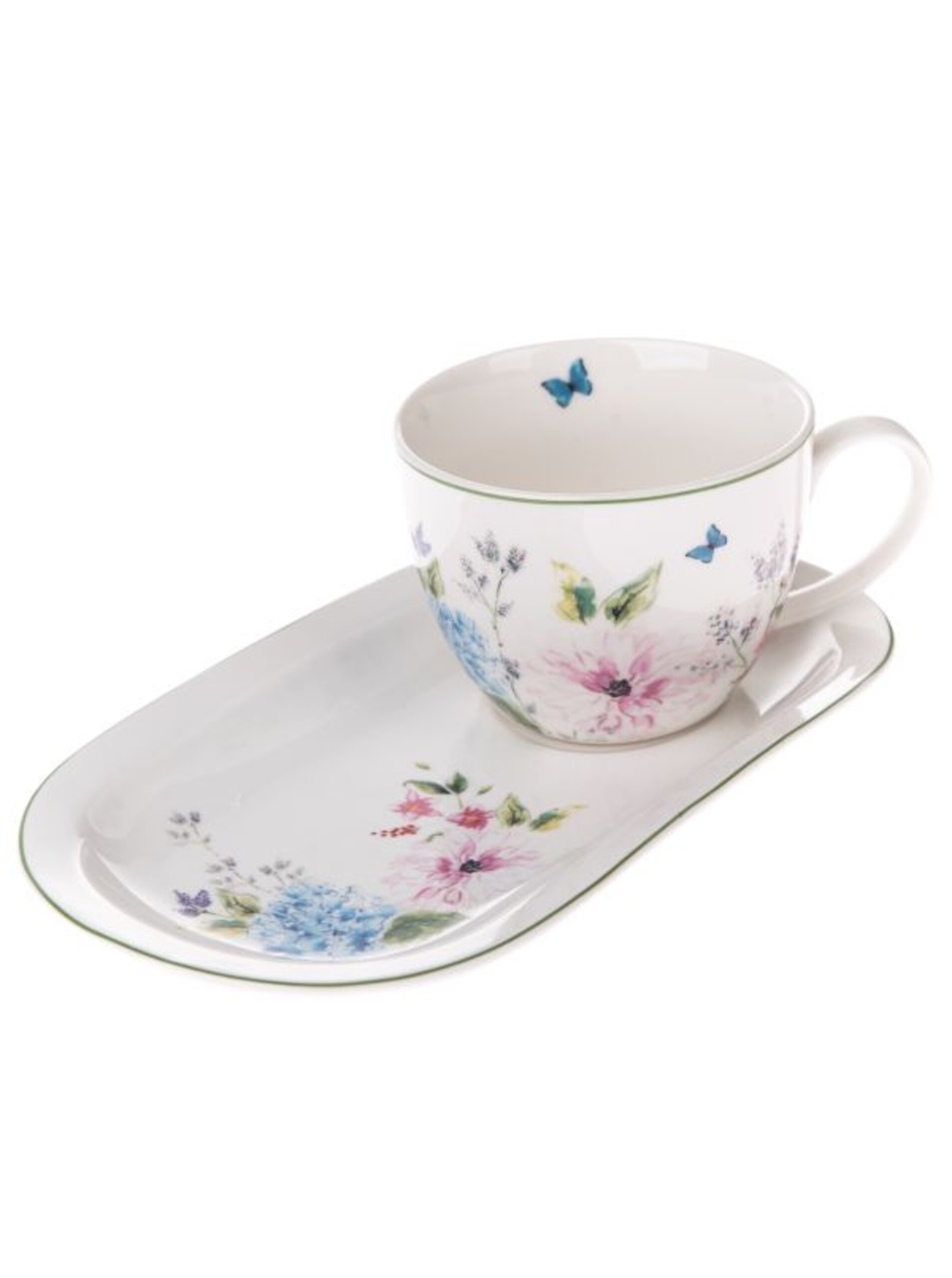 Porcelánový hrnek s podnosem, 445ml, 6/18