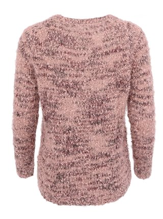 Ružový mäkký sveter VERO MODA Fluffy