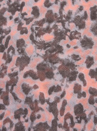 Šedo-růžový leopardí šátek Pieces Jozo