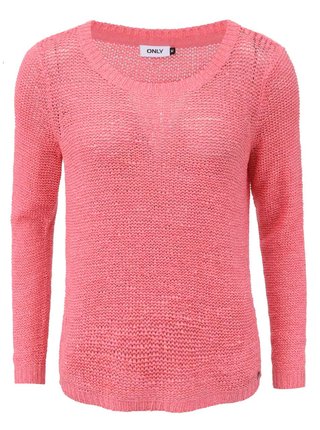 Ružový sveter ONLY Geena