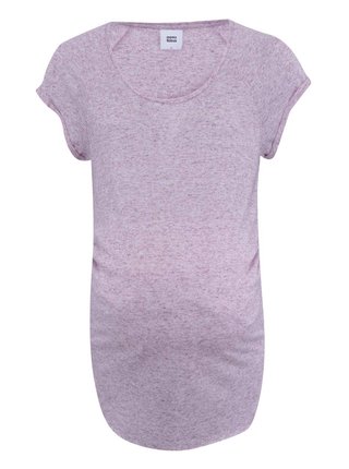 Ružovo-fialové melírované tehotenské tričko Mama.licious Ally 