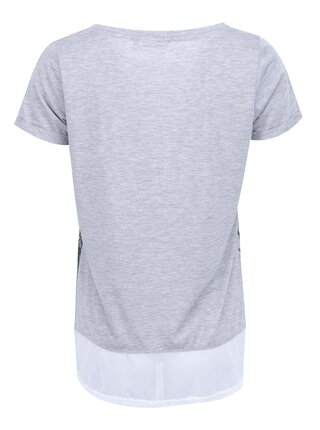 Sivé tričko s potlačou ONLY ONE
