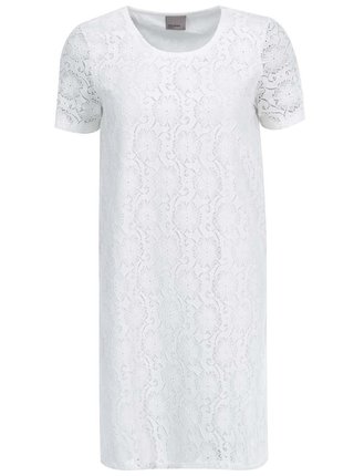 Biele čipkované šaty VERO MODA Lace