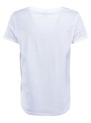 Bílé tričko s nápisem Noisy May Anton