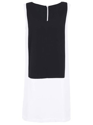 Čierno-biele krátke šaty VERO MODA Caroline