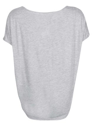 Sivé oversized tričko s nápisom ONLY Roux