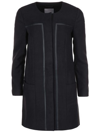 Čierny dlhší kabát VERO MODA Framing
