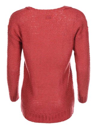 Červený sveter s véčkovým výstrihom VERO MODA Celeste