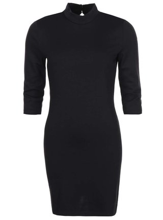 Čierne šaty s 3/4 rukávom ONLY Style