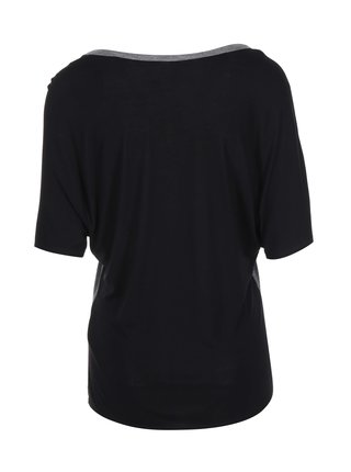 Čierno-sivé tričko so vzorom pier VERO MODA Pil
