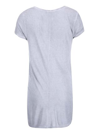 Sivé tričko s vínovým žihaním s potlačou ONLY Clio
