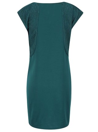 Zelené šaty s čipkovým detailom VERO MODA Julia