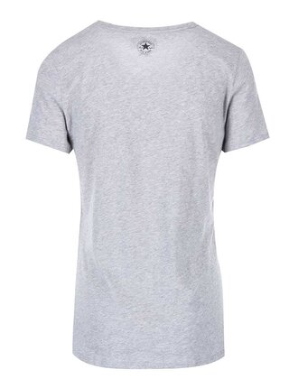 Sivé dámske tričko s farebnou potlačou Converse