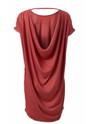 Červené šaty s otvoreným chrbtom VERO MODA Superb