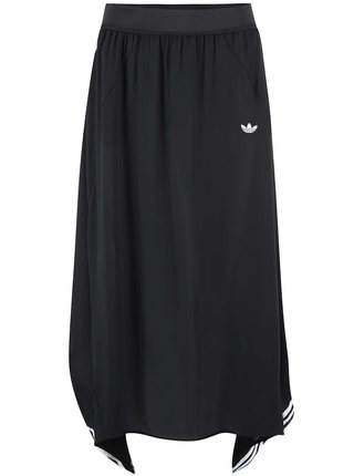 Čierna dlhšia sukňa adidas Originals BRLN