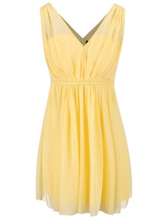 Žlté šaty VILA Cotina