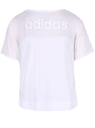 Biele dámske krátke tričko adidas Originals Slit