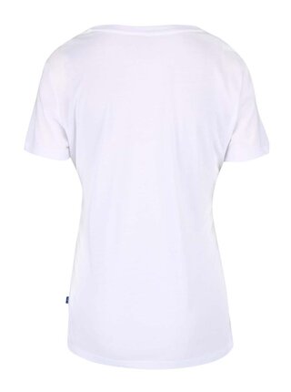 Biele dámske tričko s farebnou potlačou adidas Originals Bird Tongue