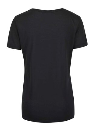 Čierne dámske tričko s potlačou adidas Originals Soccer