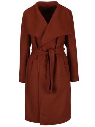Hnedý kabát ONLY New Phoebe
