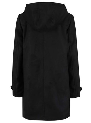 Čierny kabát s kapucňou VERO MODA Mialiga
