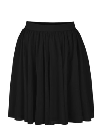 Čierna tylová sukňa VILA Rokas