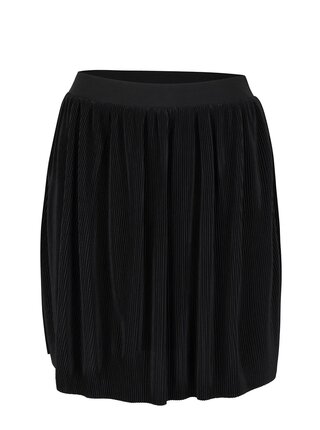 Čierna plisovaná sukňa so spodničkou VILA Plissa