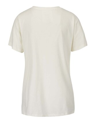 Krémové dámske tričko s potlačou O'Neill Base Brand