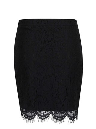 Čierna čipkovaná sukňa VILA Leicka