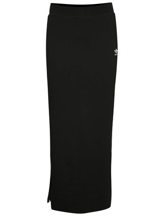 Čierna dlhšia sukňa adidas Originals 