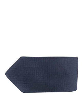 Tmavě modrá hedvábná kravata Jack & Jones