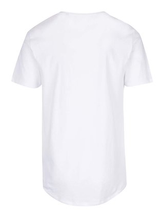 Bílé tričko s krátkými rukávy ONLY & SONS Curved