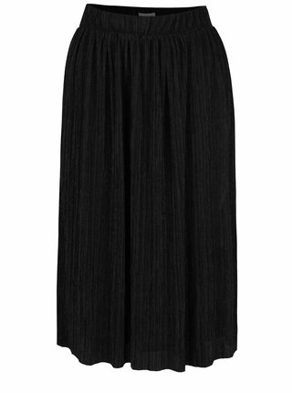  Čierna lesklá sukňa VILA Pally