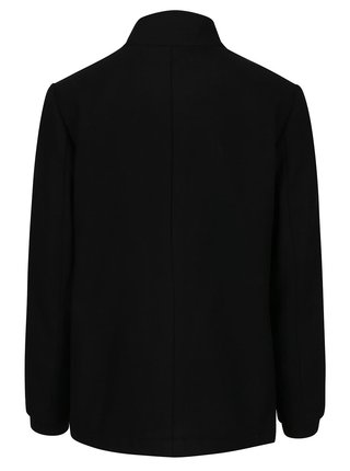 Černý vlněný kabát Jack & Jones Joe