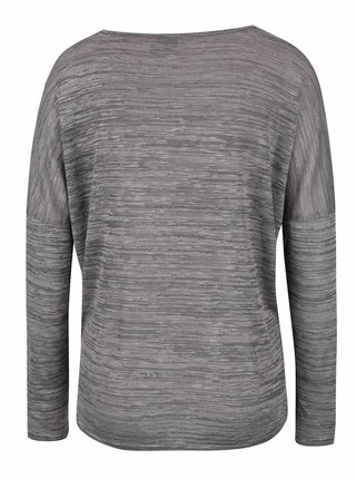 Sivé melírované tričko VERO MODA Sebisanne