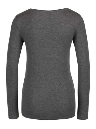 Sivé tričko s dlhým rukávom Selected Femme Paja