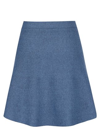 Modrá sukňa s jemným vzorom VILA Olympa