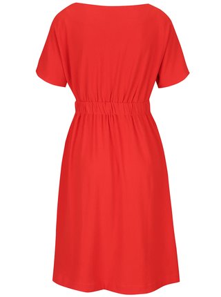 Červené šaty s vreckami VILA Calt
