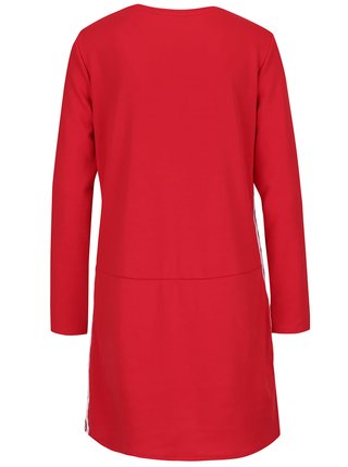 Červené šaty s dlhým rukávom ONLY Sport
