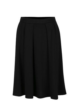 Čierna skladaná sukňa VILA Skate