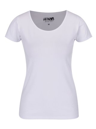 Bílé basic tričko s krátkým rukávem Haily's Mona