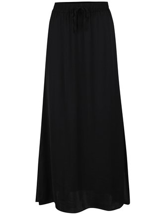 Čierna maxi sukňa s rozparkami VILA Melli