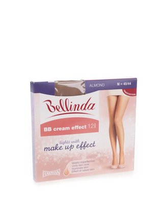 Tělové dámské punčochové kalhoty s make-up efektem Bellinda BB CREAM 12 DEN 